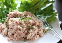 Рецепт салат с ветчиной