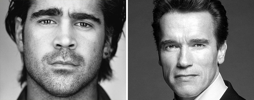 Colin Farrell and Arnold Schwarzenegger