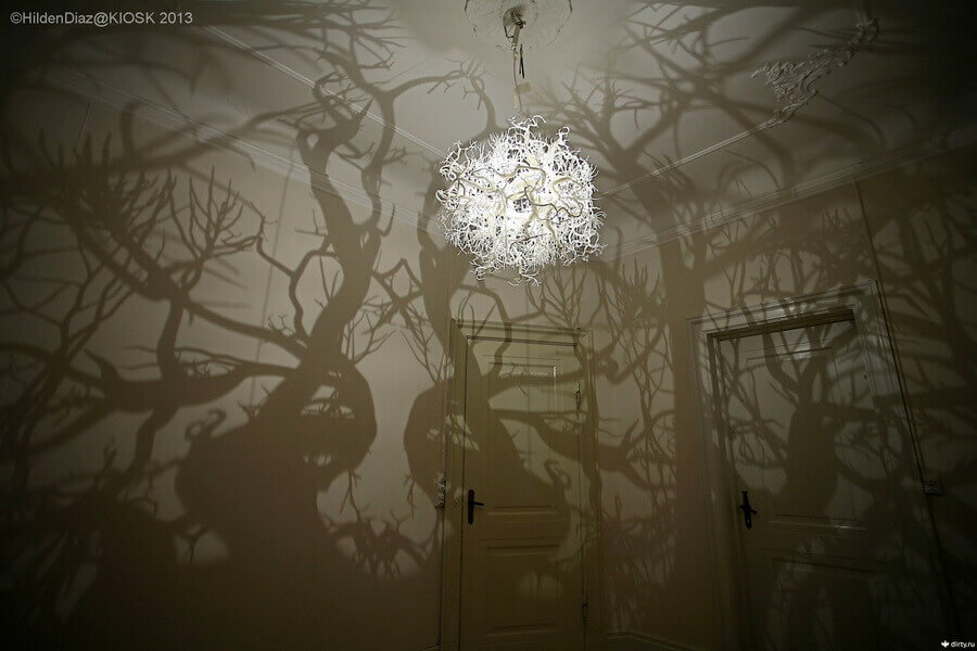 Chandelier That Turns Your Room into a Forest