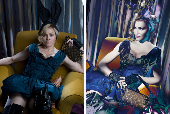 Звезды до и после фотошопа: Мадонна