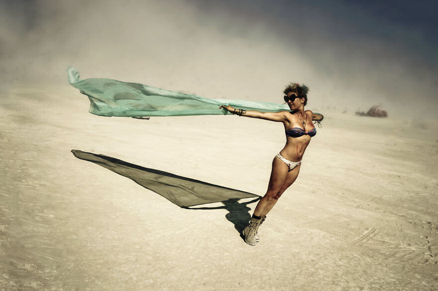 Сюрреалистичные фотографии фестиваля Горящий Человек (Burning Man), от Виктора Хабчи
