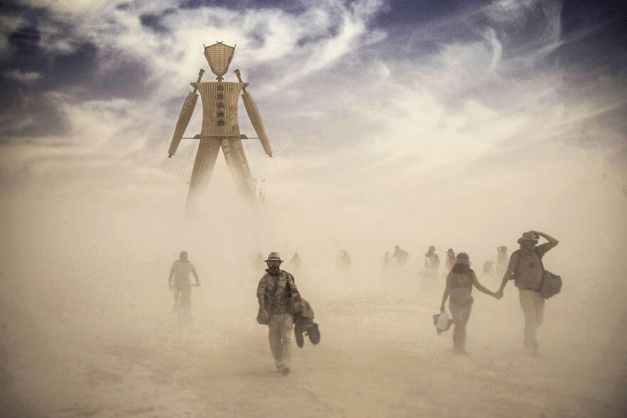 Сюрреалистичные фотографии фестиваля Горящий Человек (Burning Man) от Виктора Хабчи