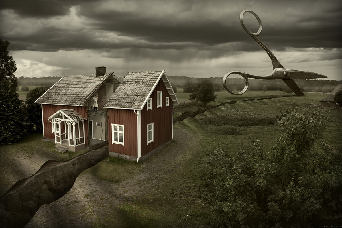 Головоломные оптические иллюзии шведского фотошоп-мастера Эрика Йоханссона