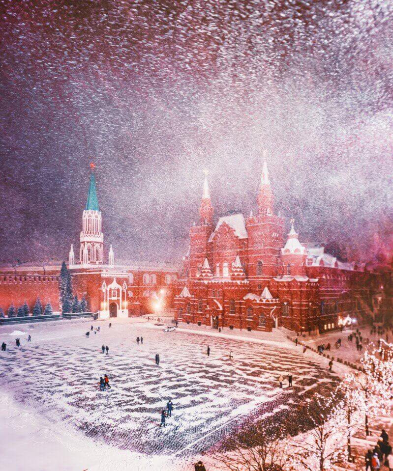 Фотограф Кристина Макеева, снимает сказочную, зимнюю Москву
